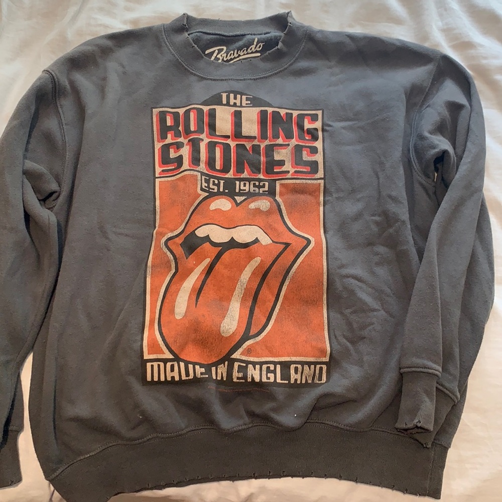 Urban outfitters Rolling Stone distressed crewneck